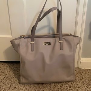 Kate Spade Nylon Gray Tote